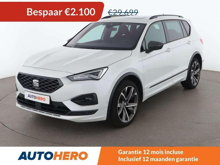 SEAT Tarraco 2.0 TDI FR (bj 2021, automaat), Auto's, Seat, Te koop, Tarraco, 360° camera, ABS, Achteruitrijcamera, Adaptive Cruise Control