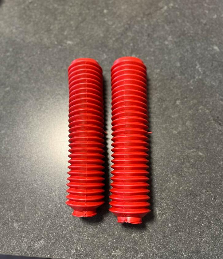 Honda xr 200 350 500 600 motorfiets rode voorvorkbeenkappen, Motoren, Onderdelen | Honda, Ophalen of Verzenden