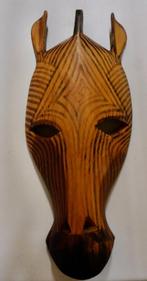 Afrikaans houten masker (zebra), Antiek en Kunst, Ophalen of Verzenden