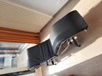 chaise longue zwart leer ligbed, Huis en Inrichting, Ophalen, Minder dan 75 cm, Design, Nieuw