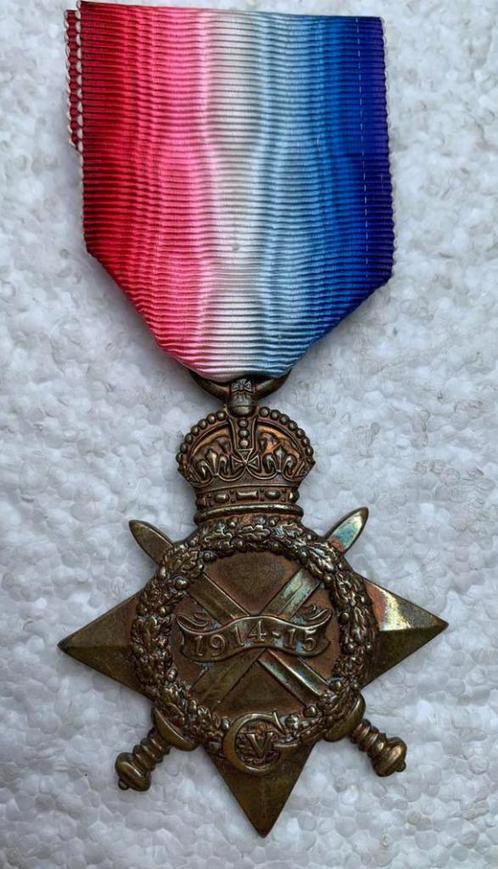 Medaille, Groot-Brittannië, 1914-15 STAR, Op naam, RAMC, Collections, Objets militaires | Général, Armée de terre, Enlèvement ou Envoi