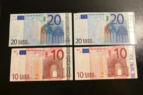 10 € et 20 € Duisenberg - Belgique (Z), Timbres & Monnaies, Billets de banque | Europe | Euros, Belgique, Enlèvement ou Envoi