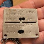 Belgisch militair identificatieplaatje, Ophalen of Verzenden