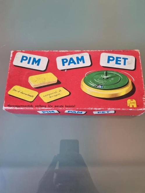 Pim Pam Pet - Jumbo - 1958, Hobby en Vrije tijd, Gezelschapsspellen | Kaartspellen, Gebruikt, Ophalen of Verzenden