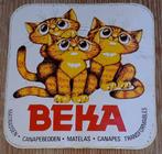 Vintage sticker Beka Matrassen retro autocollant, Ophalen of Verzenden, Merk, Zo goed als nieuw