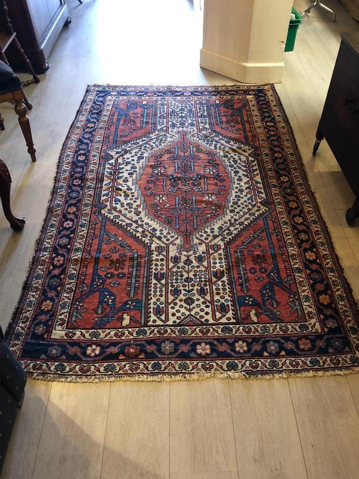 Prachtig Vintage handgeknoopt Perzisch of Oosters tapijt., Antiek en Kunst, Antiek | Tapijten, Tafelkleden en Textiel, Ophalen of Verzenden