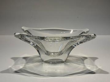 Val St Lambert - schaal - kristal - jaren 50-60 beschikbaar voor biedingen