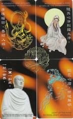 Econo Buddha Puzzle 4x cards - complet - rare, Ophalen of Verzenden