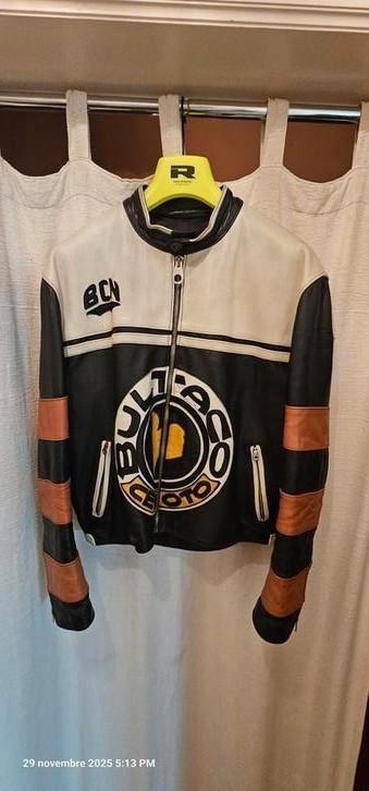 Blouson cuir... Marque  Tout terrain bultaco...L ..1992, Vêtements | Hommes, Vestes | Hiver