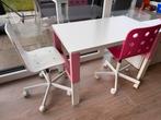 Bureau + bureau stoelen kids ikea, Huis en Inrichting, Ophalen, Zo goed als nieuw, Bureau