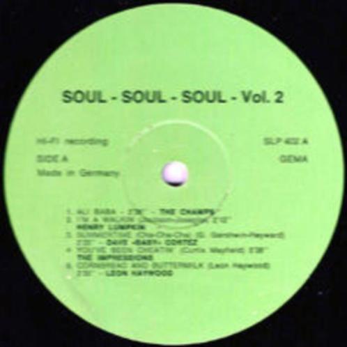 Soul - Soul - Soul - Vol. 2 '' Popcorn lp ", Cd's en Dvd's, Vinyl | R&B en Soul, Zo goed als nieuw, Soul of Nu Soul, 1960 tot 1980