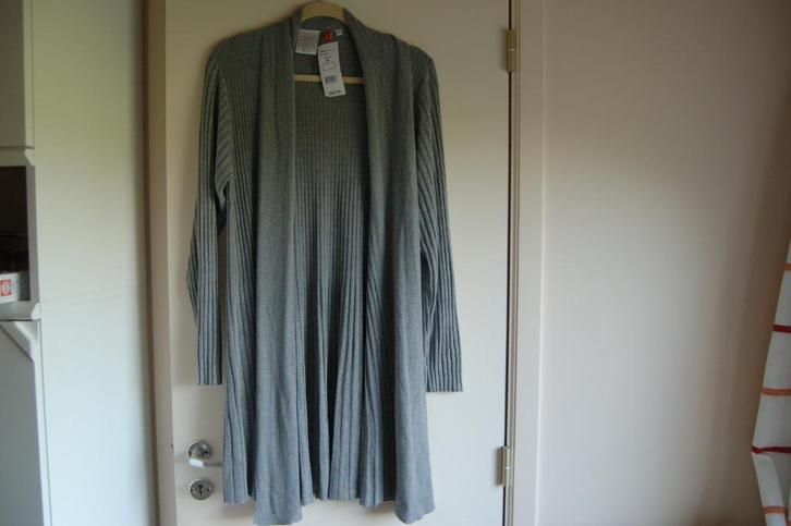 Gilet long T. M "Paprika", Vêtements | Femmes, Pulls & Gilets, Neuf, Taille 42/44 (L), Gris, Enlèvement ou Envoi