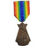 België - Aan de Burgerlijke slachtoffers 1914-1918, Verzamelen, Militaria | Algemeen, Overige soorten, Ophalen of Verzenden, Lintje, Medaille of Wings