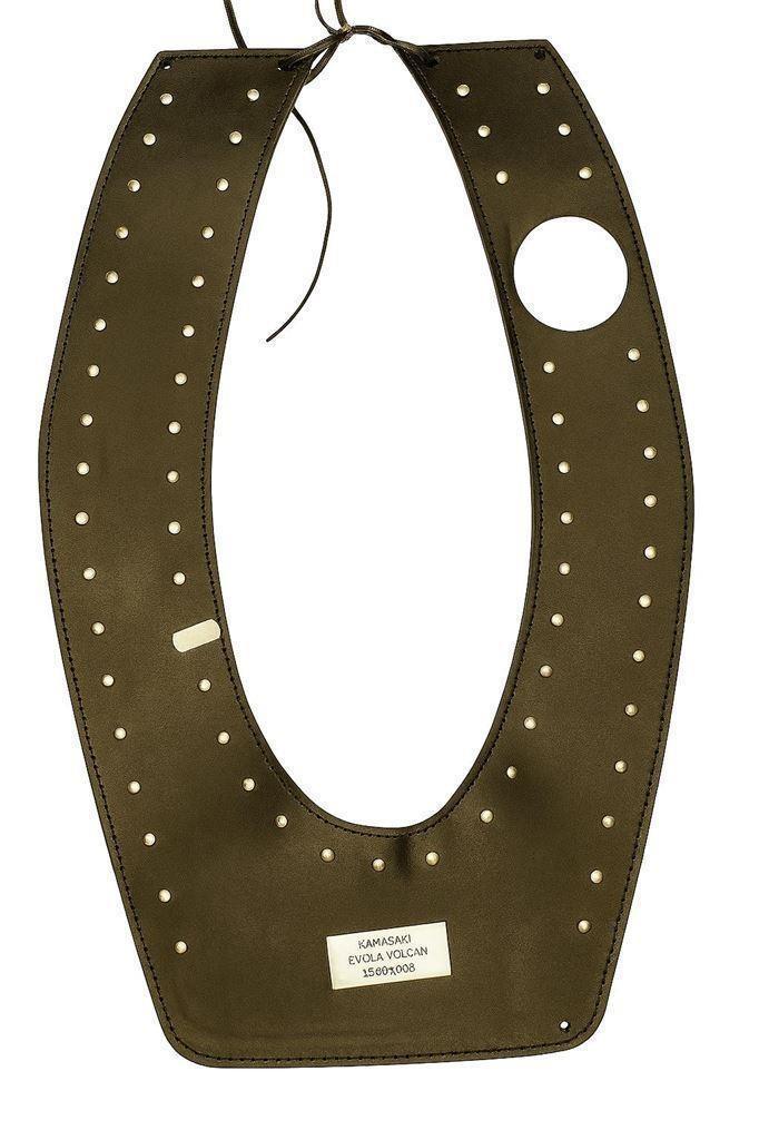 Leren Tankcover/Pad met Spijkers - Kawasaki EN 500 Vulcan [1, Motoren, Onderdelen | Kawasaki, Nieuw, Ophalen of Verzenden
