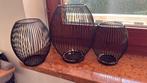 ️ Lot de 3 photophores en métal noir – esprit design, Maison & Meubles, Accessoires pour la Maison | Bougeoirs & Bougies, Enlèvement ou Envoi