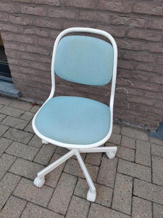 Bureaustoel Ikea Orfjall kind, Huis en Inrichting, Bureaustoelen, Zo goed als nieuw, Bureaustoel, Blauw, Ophalen