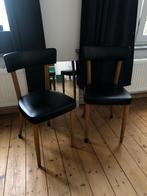2 stoelen, Ophalen, Gebruikt, Zwart, Twee