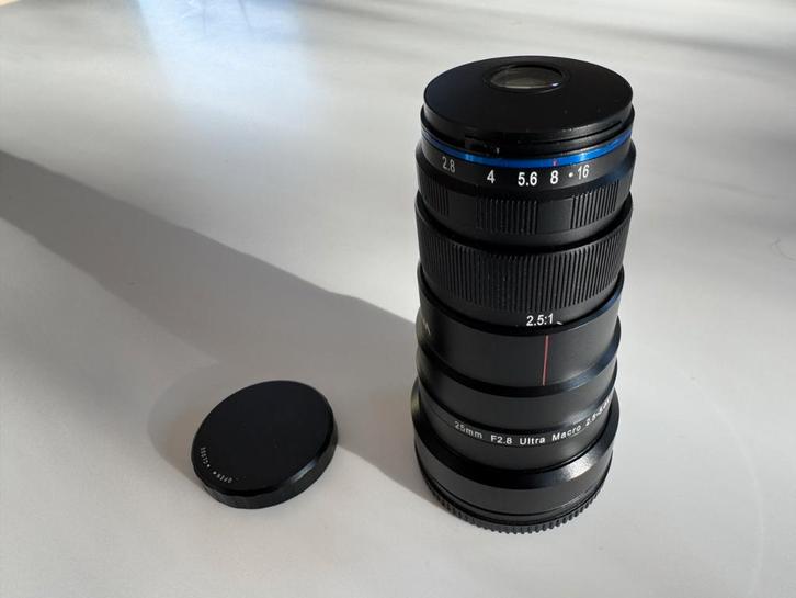 Laowa 25mm F2.8 Ultra Macro 2.5-5x (Monture L), Audio, Tv en Foto, Foto | Lenzen en Objectieven, Zo goed als nieuw, Macrolens