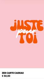 Zeb 50€, Tickets & Billets