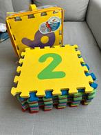2 x Puzzeltegels / puzzelmat cijfers, Kinderen en Baby's, Ophalen, Gebruikt