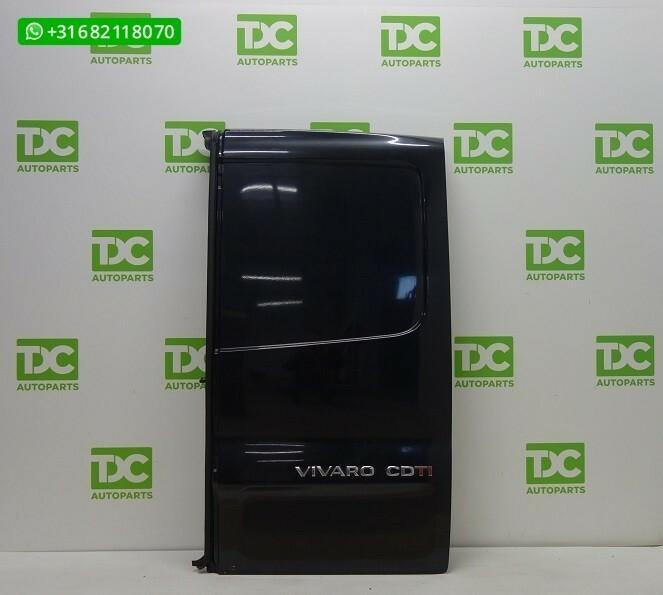 Opel Vivaro ('01-'14) Achterdeur rechts dicht zwart, Auto-onderdelen, Carrosserie, Deur, Opel, Achter, Rechts, Gebruikt, Ophalen of Verzenden