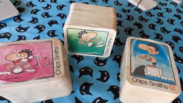 Des chips ...lot de 3 séries de sous-verres Chips Smith neuf beschikbaar voor biedingen
