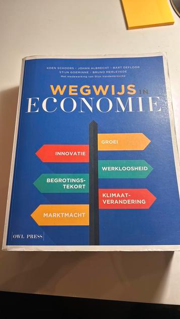 Wegwijs in economie beschikbaar voor biedingen