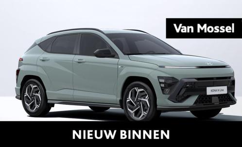 Hyundai Kona FEEL N-LINE, Auto's, Hyundai, Bedrijf, Te koop, Kona, Benzine, Overige carrosserie, Automaat, Zilver of Grijs, Stof