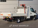 Iveco Daily 70C18 3.0L Open Laadbak 500KG Kraan Kraanwagen O, Auto's, Stof, Gebruikt, Euro 6, 4 cilinders