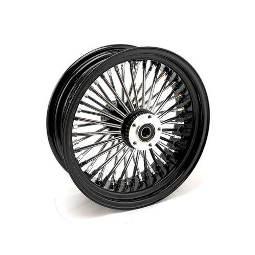 Fat spokes achterwiel zwart 5.50 x 16, Motoren, Onderdelen | Harley-Davidson, Nieuw, Ophalen