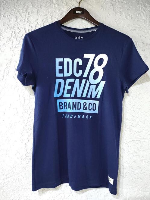 T-shirt EDC by Esprit Bleu Foncé - Taille XS - Neuf avec Ét, Kleding | Dames, T-shirts, Nieuw, Maat 34 (XS) of kleiner, Blauw