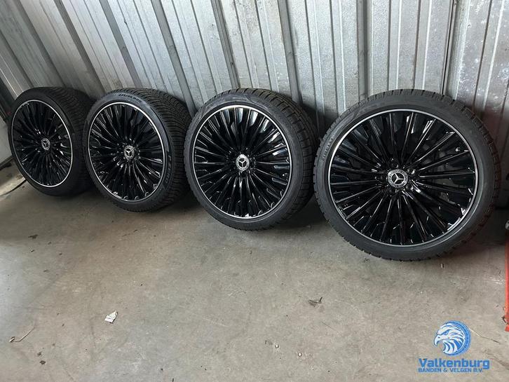 8mm! Originele Mercedes E Klasse W214 AMG 20 inch breedset z, Auto-onderdelen, Banden en Velgen, Banden en Velgen, Winterbanden
