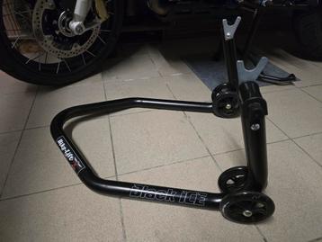 Bike-Lift Black Ice Paddockstand met V-adapters., Motoren, Ophalen