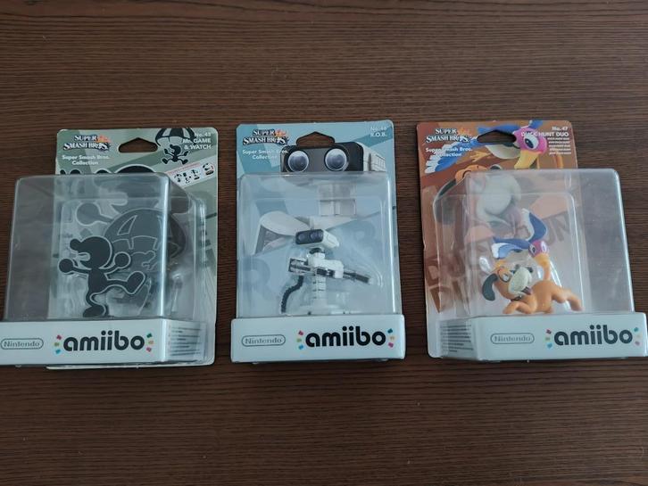 3 Amiibo's - Super Smash Bros. Collectie (nieuw), Games en Spelcomputers, Spelcomputers | Nintendo Consoles | Accessoires, Nieuw