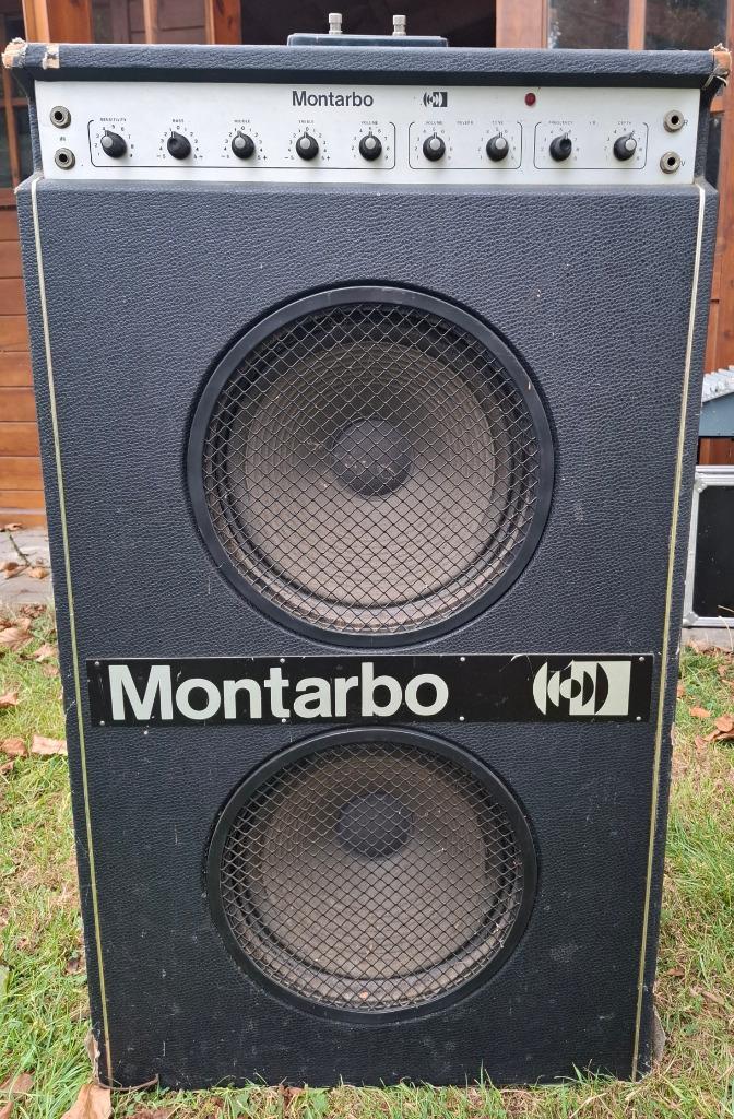 Montarbo 70s amp - nood aan reparatie, Muziek en Instrumenten, Versterkers | Bas en Gitaar, Gebruikt, Gitaar, 100 watt of meer