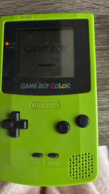 Gameboy color met 3 spelletjes, Games en Spelcomputers, Spelcomputers | Nintendo Game Boy, Ophalen, Zo goed als nieuw, Game Boy Color