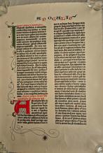 Extrait de la Bible de Gutenberg, Enlèvement ou Envoi