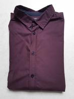 Chemise bordeaux avec motifs TQF taille M, Enlèvement ou Envoi, Comme neuf, TQF, Tour de cou 39/40 (M)