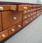 Commode très longue, armoire de vente au détail, Chêne, 25 à 50 cm, 5 tiroirs ou plus, Utilisé
