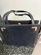 Vintage Handtas, Ophalen, Gebruikt, Blauw, Handtas