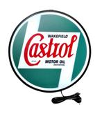 Castrol motor oil wand reclame decoratie verlichting lamp, Ophalen of Verzenden, Nieuw, Lichtbak of (neon) lamp