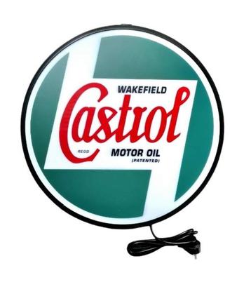 Castrol motor oil wand reclame decoratie verlichting lamp beschikbaar voor biedingen