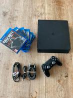 Playstation 4 slim 1TB, Games en Spelcomputers, Spelcomputers | Sony PlayStation 4, Ophalen, Met games, Zo goed als nieuw, 1 TB