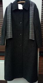 Lange wollen grijze jas met sjaal: zuivere scheerwol : maat, Kleding | Dames, Jassen | Winter, Ophalen of Verzenden, Zo goed als nieuw