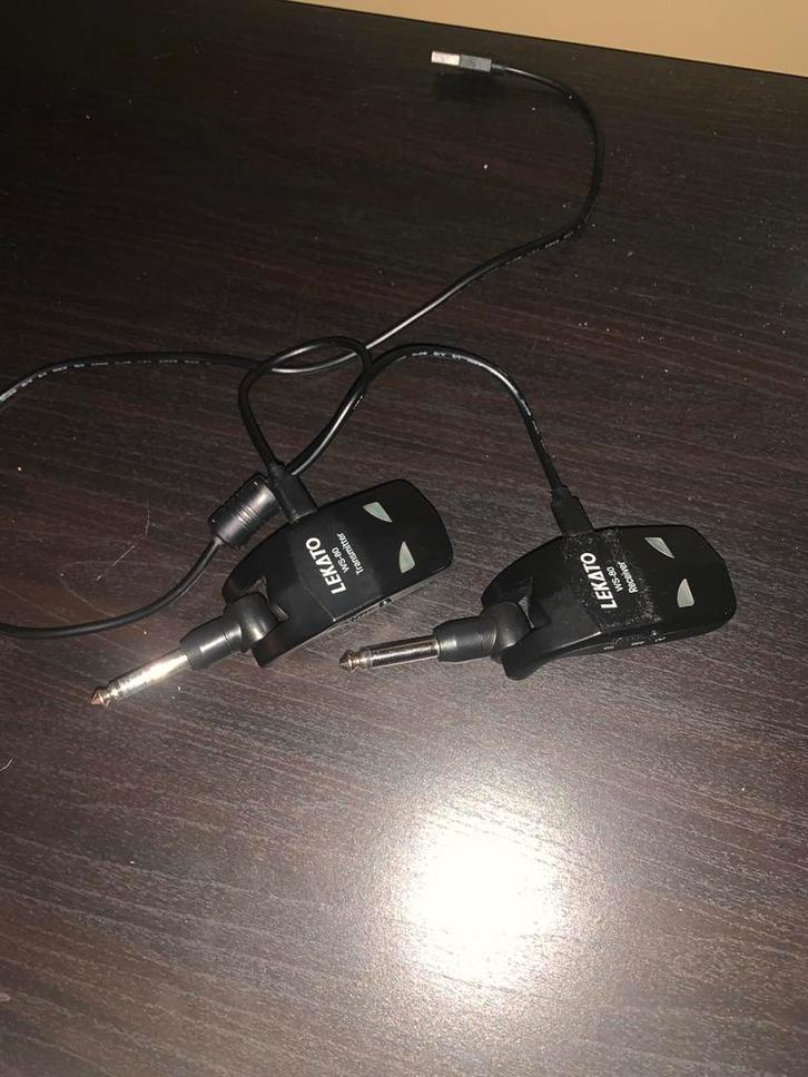 Lekato wireless guitar transmitter, Muziek en Instrumenten, Snaarinstrumenten | Gitaren | Elektrisch, Gebruikt, Ophalen of Verzenden