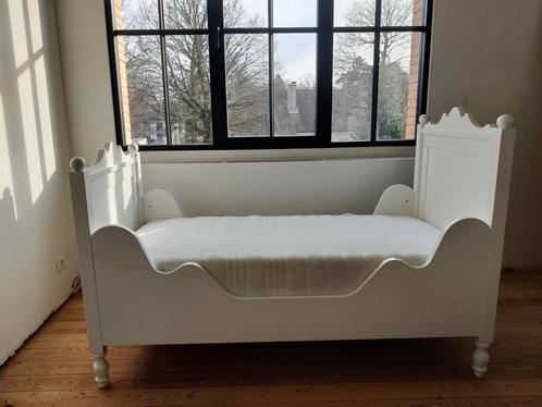 Prachtig Bopita Belle junior bed (70 x 150 CM) in mooie staa, Enfants & Bébés, Chambre d'enfant | Lits, Utilisé, 140 à 160 cm