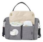 Verzorgingstas Babymel Jade grey, Enfants & Bébés, Sac à langer bébé, Comme neuf, Enlèvement ou Envoi, Sac d'épaule