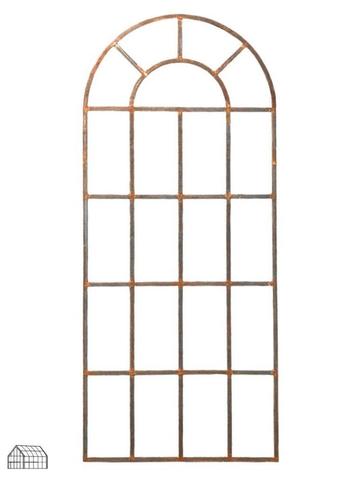 Chassis fenetre fer forgé 300 x 130 cm beschikbaar voor biedingen