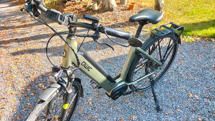 Qwic elektrische damesfiets, Fietsen en Brommers, Elektrische fietsen, Gebruikt, Qwic, Ophalen