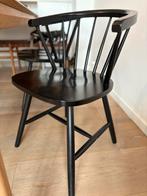 Stoelen eettafel zwart x 4, Huis en Inrichting, Stoelen, Ophalen, Zwart, Hout